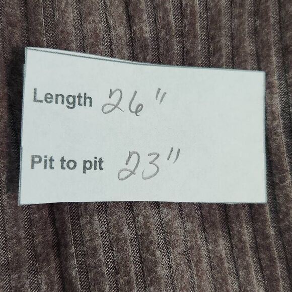 Jane and Delancey Brown Ribbed Knit Cowl Neck Pullover NWT Size XL - Picture 10 of 10